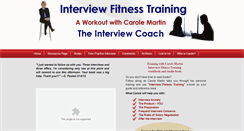 Desktop Screenshot of interviewfitnesstraining.com